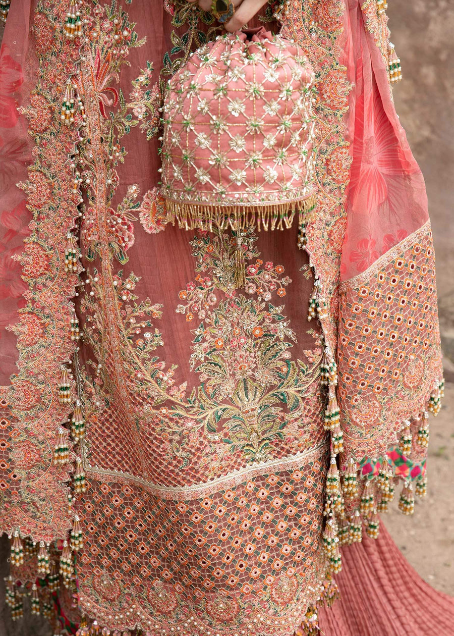 Paar by Hussain Rehar Festive Unstitched 3Pc Organza Suit - Hayat