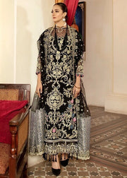 Imrozia Premium Regence Wedding Collection 3pc Suit I-122 Black Royaute - FaisalFabrics.pk
