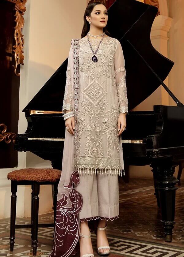 Imrozia Premium Regence Wedding Collection 3pc Suit I-123 vivant - FaisalFabrics.pk