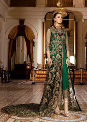 Imrozia Premium Regence Wedding Collection 3pc Suit I-124 Emeraude - FaisalFabrics.pk