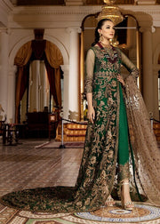 Imrozia Premium Regence Wedding Collection 3pc Suit I-124 Emeraude - FaisalFabrics.pk