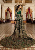 Imrozia Premium Regence Wedding Collection 3pc Suit I-124 Emeraude - FaisalFabrics.pk