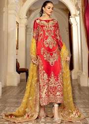 Imrozia Premium Regence Wedding Collection 3pc Suit I-129 Melanger - FaisalFabrics.pk