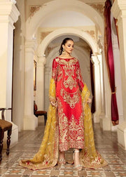 Imrozia Premium Regence Wedding Collection 3pc Suit I-129 Melanger - FaisalFabrics.pk