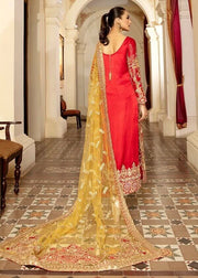 Imrozia Premium Regence Wedding Collection 3pc Suit I-129 Melanger - FaisalFabrics.pk