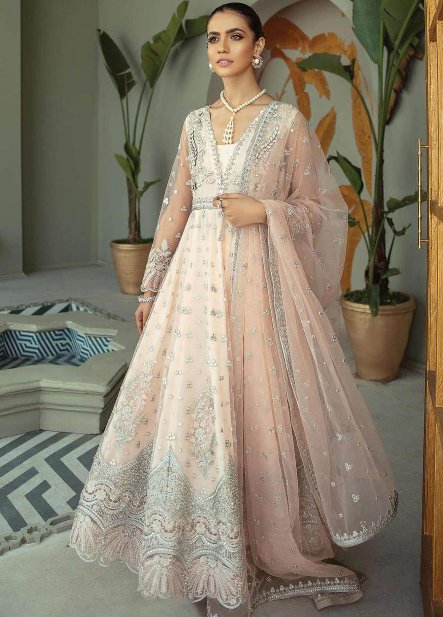 Pour Epoque Fois by Imrozia Premium Embroidered 3 Piece Net Suit I-137 - FaisalFabrics.pk