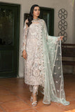 Suraj Ghar by Imrozia Premium Embroidery Chiffon 3Pc Suit I-139 Aayna - FaisalFabrics.pk