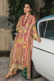 Suraj Ghar by Imrozia Premium Embroidery Chiffon 3Pc Suit I-140 Mumtaz - FaisalFabrics.pk