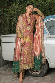 Suraj Ghar by Imrozia Premium Embroidery Chiffon 3Pc Suit I-140 Mumtaz - FaisalFabrics.pk