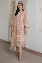 Suraj Ghar by Imrozia Premium Embroidery Chiffon 3Pc Suit I-141 Shazmina - FaisalFabrics.pk