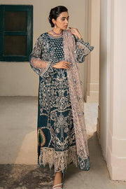 Suraj Ghar by Imrozia Premium Embroidery Chiffon 3Pc Suit I-142 Zohra - FaisalFabrics.pk