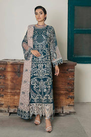 Suraj Ghar by Imrozia Premium Embroidery Chiffon 3Pc Suit I-142 Zohra - FaisalFabrics.pk