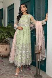 Suraj Ghar by Imrozia Premium Embroidery Chiffon 3Pc Suit I-143 Gul Bano - FaisalFabrics.pk