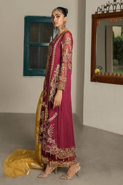 Suraj Ghar by Imrozia Premium Embroidery Chiffon 3Pc Suit I-144 Roshina - FaisalFabrics.pk