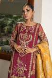 Suraj Ghar by Imrozia Premium Embroidery Chiffon 3Pc Suit I-144 Roshina - FaisalFabrics.pk