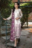 Suraj Ghar by Imrozia Premium Embroidery Chiffon 3Pc Suit I-145 Ambreeen - FaisalFabrics.pk