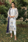 Suraj Ghar by Imrozia Premium Embroidery Chiffon 3Pc Suit I-147 Surmai Bahar - FaisalFabrics.pk