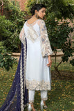 Suraj Ghar by Imrozia Premium Embroidery Chiffon 3Pc Suit I-147 Surmai Bahar - FaisalFabrics.pk