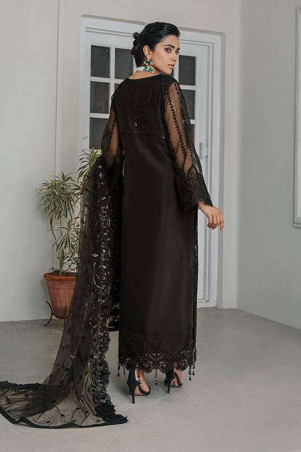 Suraj Ghar by Imrozia Premium Embroidery Chiffon 3Pc Suit I-148 Preet - FaisalFabrics.pk