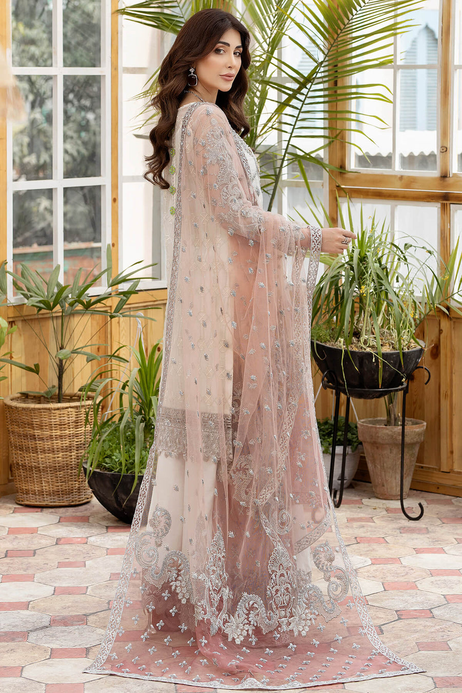 Imrozia Le Etincelle Unstitched Embroidered Organza Suit I-170 ARACELY