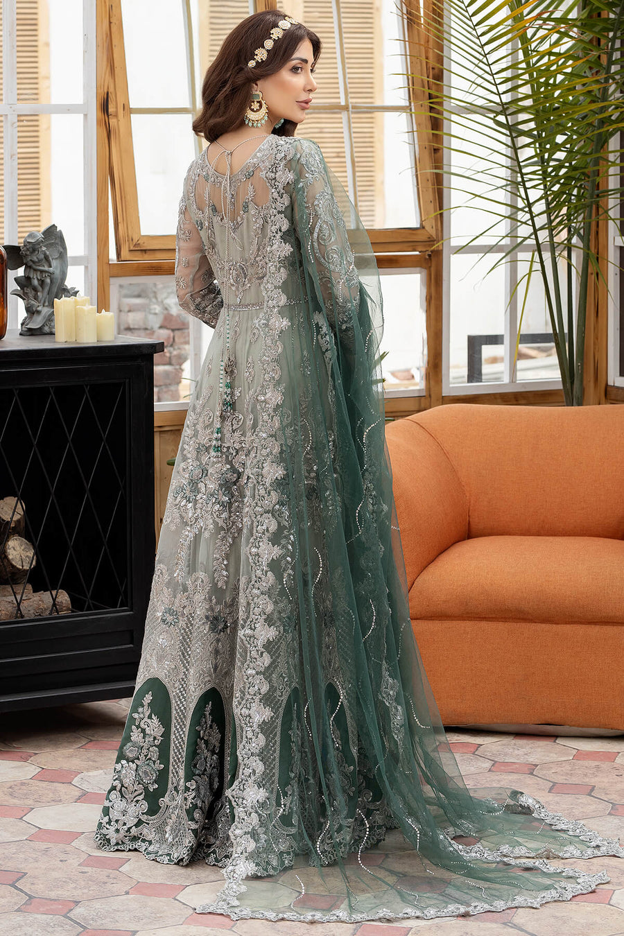 Imrozia Le Etincelle Unstitched Embroidered Organza Suit I-172 LILIANA