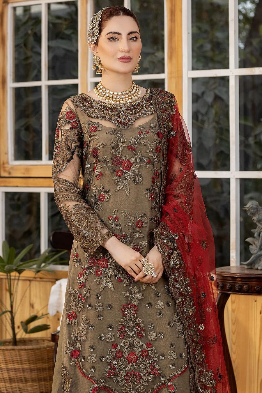 Imrozia Le Etincelle Unstitched Embroidered Net Suit I-173 JULIETTA
