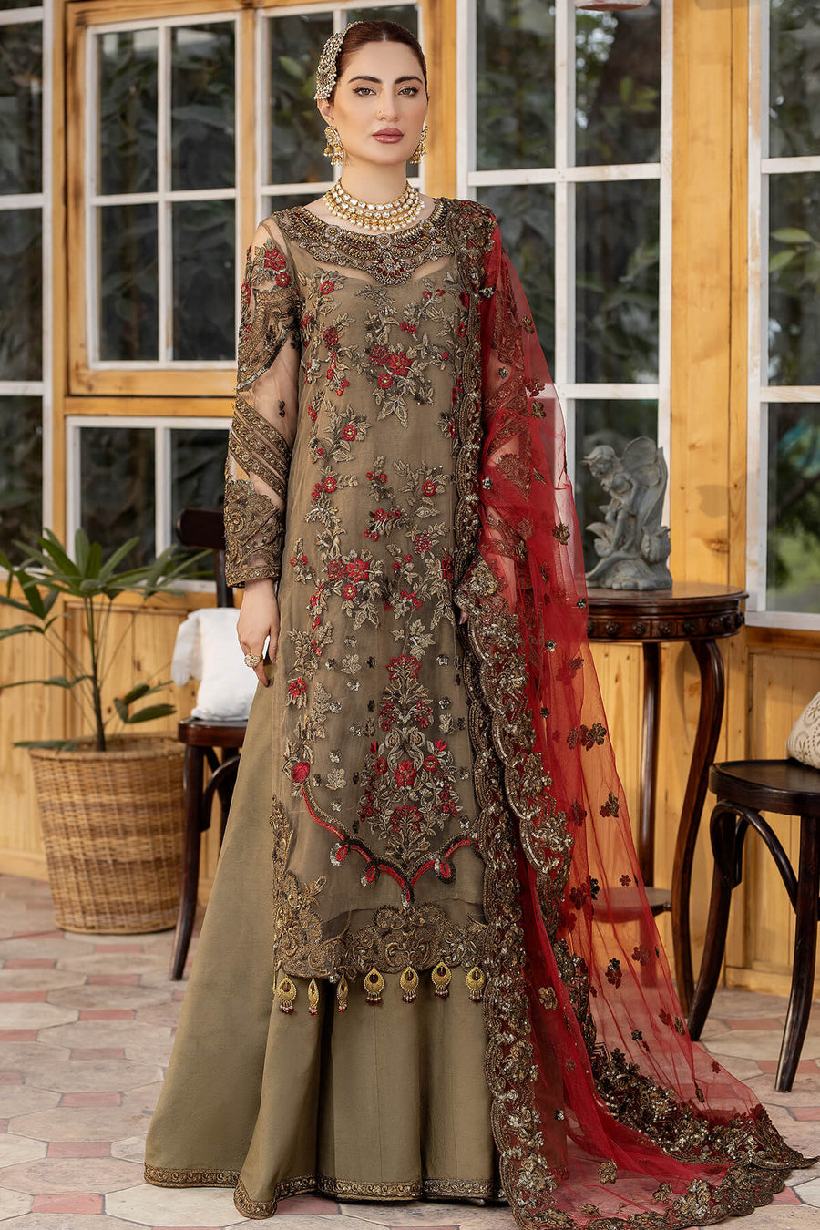 Imrozia Le Etincelle Unstitched Embroidered Net Suit I-173 JULIETTA
