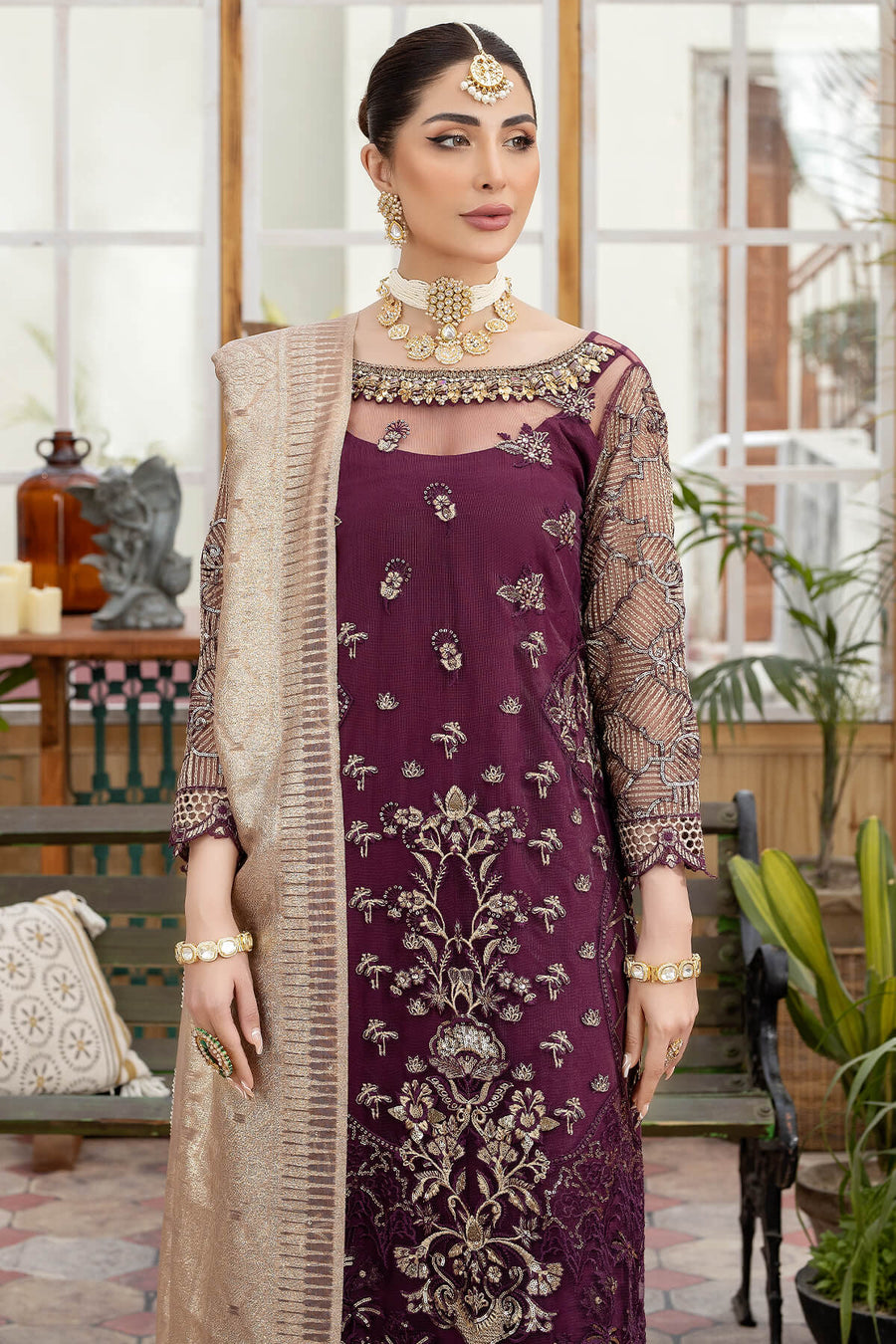 Imrozia Le Etincelle Unstitched Embroidered Net Suit I-175 MARTINA