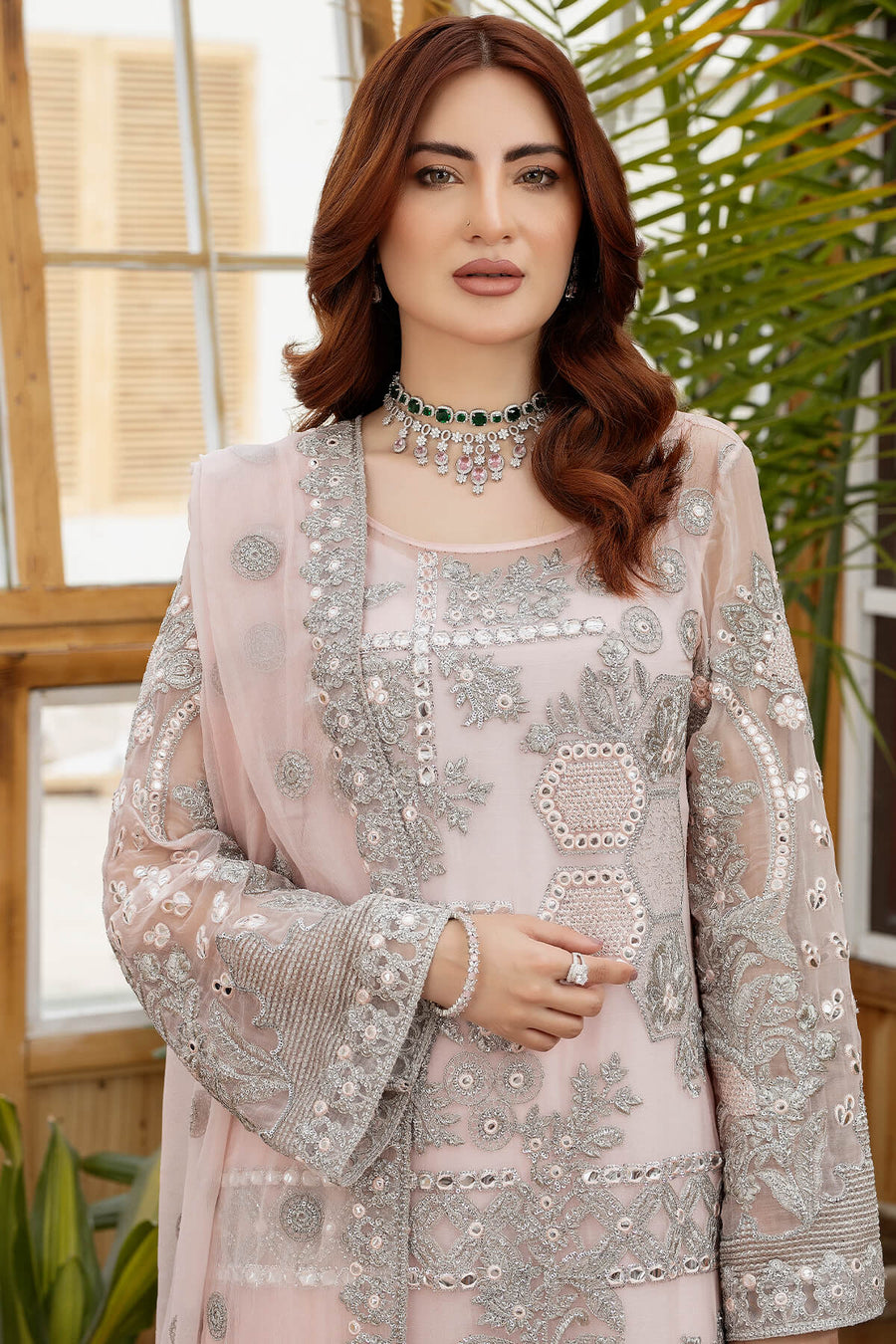 Imrozia Le Etincelle Unstitched Embroidered Chiffon Suit I-178 ADRIANA