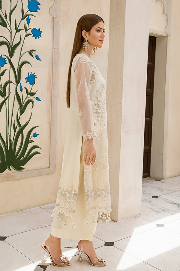 Imrozia Pret Embroidered Formal Collection - I.P-26 Lait Charme - FaisalFabrics.pk