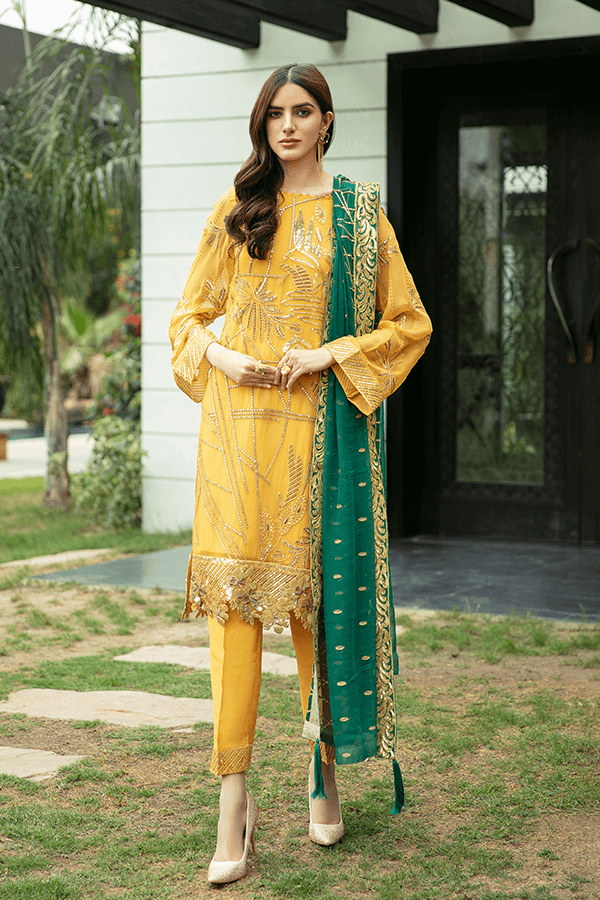 Imrozia Pret Formal Embroidered 3 Piece Suit - I.P 06 Vistosa - FaisalFabrics.pk