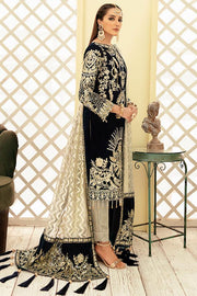 Imrozia Premium Embroidery La-Heritage Velvet 3PC Suit I.V-02 Luxe Chanson - FaisalFabrics.pk