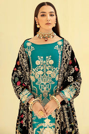 Imrozia Premium Embroidery La-Heritage Velvet 3PC Suit I.V-03 Eden Bliss - FaisalFabrics.pk