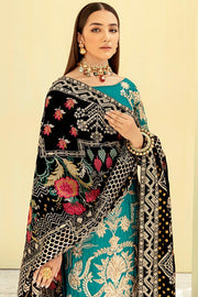 Imrozia Premium Embroidery La-Heritage Velvet 3PC Suit I.V-03 Eden Bliss - FaisalFabrics.pk