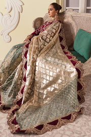 Imrozia Premium Embroidery La-Heritage Velvet 3PC Suit I.V-08 Rozerin - FaisalFabrics.pk