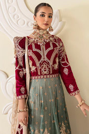Imrozia Premium Embroidery La-Heritage Velvet 3PC Suit I.V-08 Rozerin - FaisalFabrics.pk