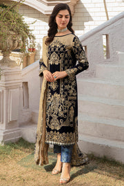 De Velour by Imrozia Premium Embroidered Velvet Suit I.V-09 Amour