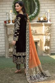 De Velour by Imrozia Premium Embroidered Velvet Suit I.V-16 Evelyn