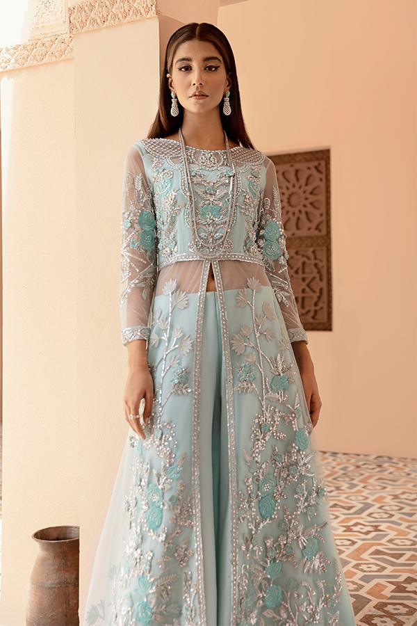 Imrozia Brides Formal Wedding Unstitched 3Pc Suit IB-07 Evangeline - FaisalFabrics.pk