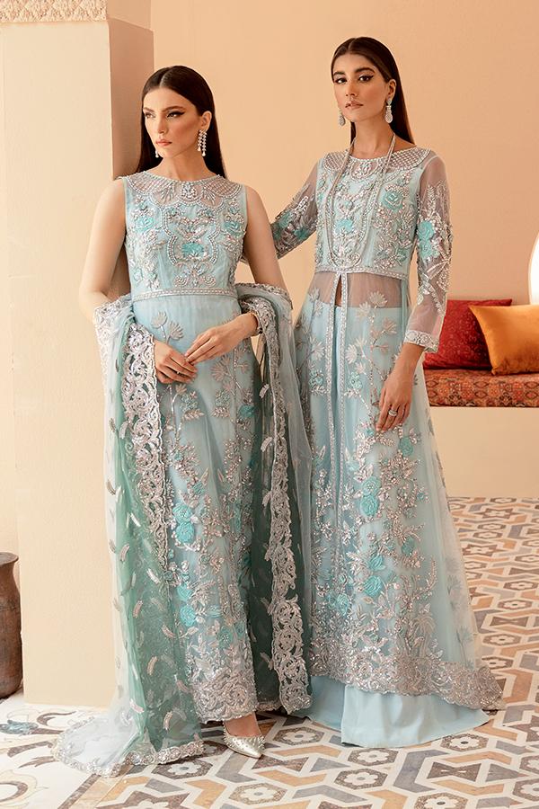 Imrozia Brides Formal Wedding Unstitched 3Pc Suit IB-07 Evangeline - FaisalFabrics.pk