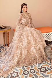 Imrozia Brides Formal Wedding Unstitched 3Pc Suit IB-08 Gold Majesty - FaisalFabrics.pk