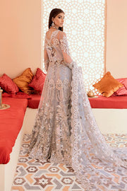 Imrozia Brides Formal Wedding Unstitched 3Pc Suit IB-10 Maya Frost - FaisalFabrics.pk