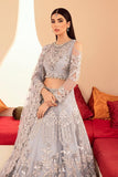 Imrozia Brides Formal Wedding Unstitched 3Pc Suit IB-10 Maya Frost - FaisalFabrics.pk