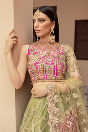 Imrozia Brides Formal Wedding Unstitched 3Pc Suit IB-11 Iris Melody - FaisalFabrics.pk