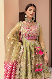 Imrozia Brides Formal Wedding Unstitched 3Pc Suit IB-11 Iris Melody - FaisalFabrics.pk