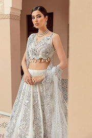 Imrozia Brides Formal Wedding Unstitched 3Pc Suit IB-12 Nora Bianca - FaisalFabrics.pk