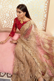 Imrozia Brides Formal Wedding Unstitched 3Pc Suit IB-14 Sheen Ardour - FaisalFabrics.pk