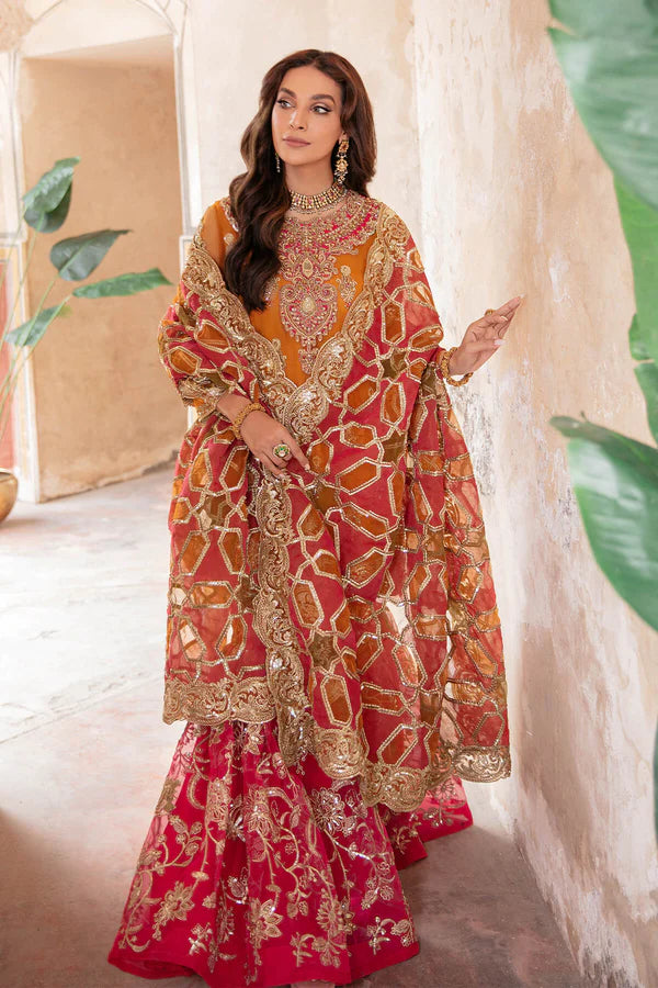 Aangan by Imrozia Premium Embroidery Wedding Formals Suit IB-23 Gul-e-Rana