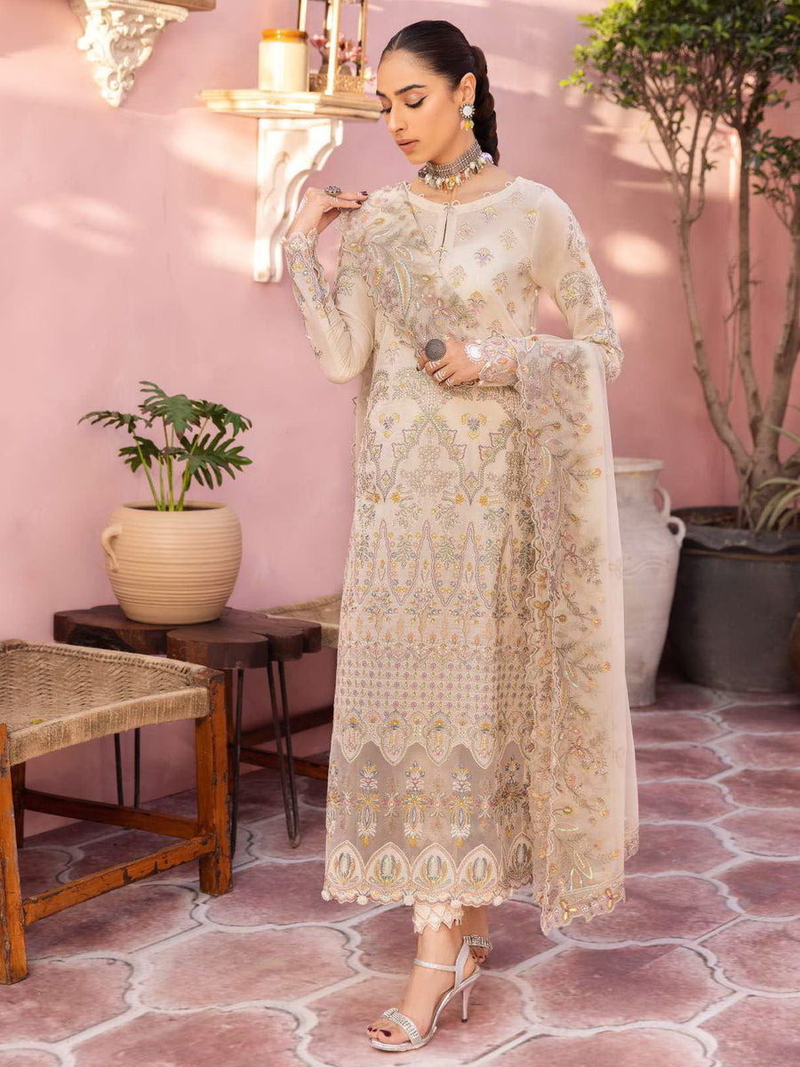 IZNIK Eid Edit '23 Embroidered Lawn Unstitched 3Pc Suit IE-10 Safwa