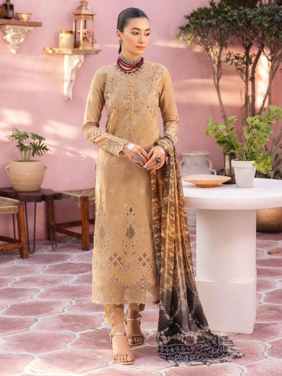 IZNIK Eid Edit '23 Embroidered Lawn Unstitched 3Pc Suit IE-12 Juman